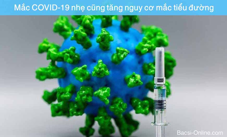 Mắc COVID-19 nhẹ cũng làm tăng nguy cơ bệnh tiểu đường