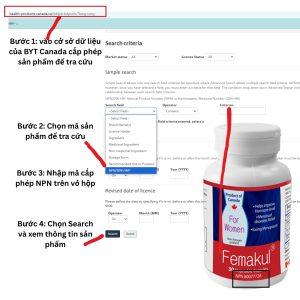 femakul - tra cứu cấp phép tại Canada