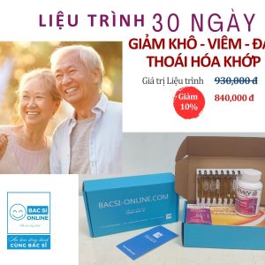 Liệu trình 30 ngày Giảm khô viêm đau thoái hóa khớp