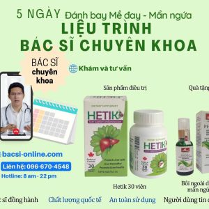 5 ngày Mề đay Mẩn ngứa Liệu trình Bác sĩ chuyên khoa