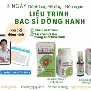 5 ngày Mề đay Mẩn ngứa Liệu trình Bác sĩ đồng hành