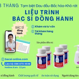 Đau đầu bốc hỏa Khô hạn Liệu trình Bác sĩ đồng hành